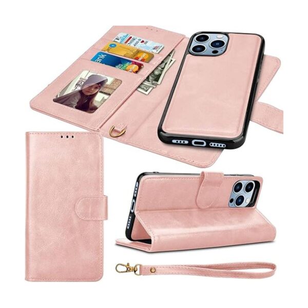 Tekcoo Funda tipo cartera compatible para iPhone 13 Pro_1