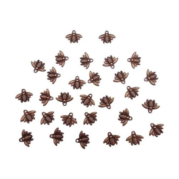 100 piezas de aleación de abejas colgantes de abeja para_1