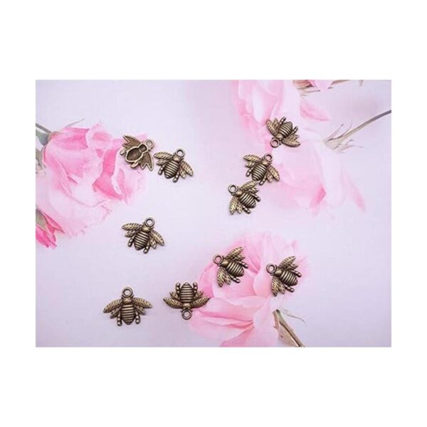 100 piezas de aleación de abejas colgantes de abeja para_5