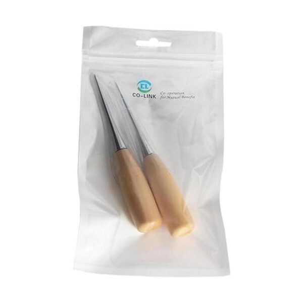 colink aleación de acero mango de madera punzón cónicos de_5