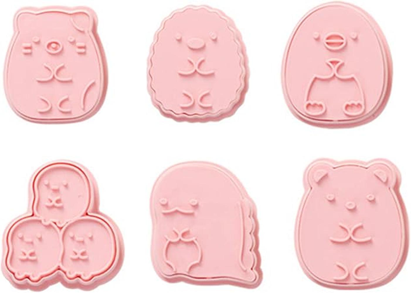 Juego de cortadores de galletas 6 piezas para decoración