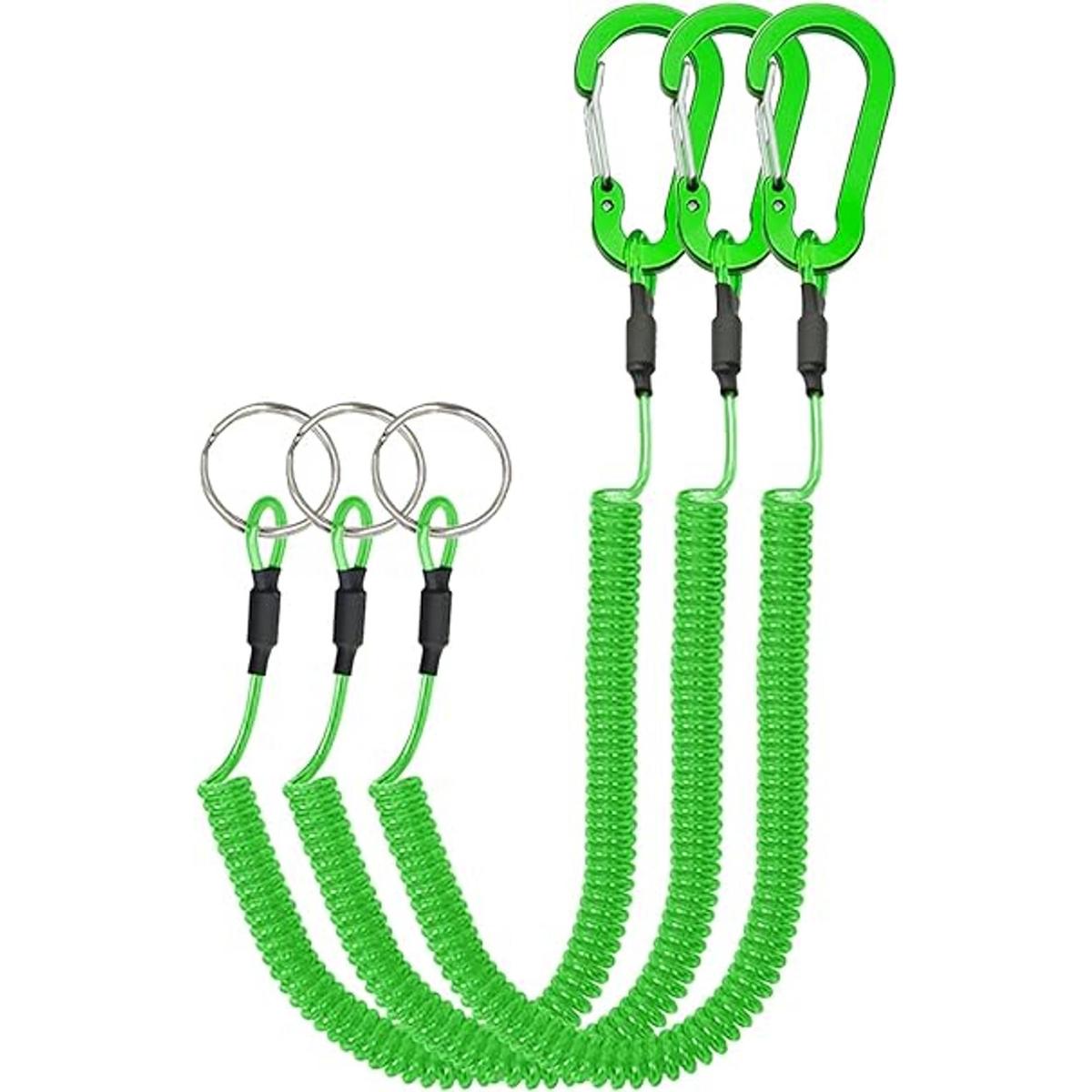 LixRix Cordón de seguridad retráctil en espiral con clip