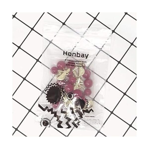 Honbay 10 colgantes de cerezo rojo de frutas para