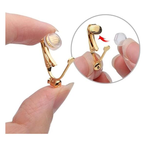 Aylifu Convertidores de aretes con clip 12 clips de