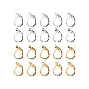 TOAOB 200 ganchos para aretes franceses de 0.394 x 0.591