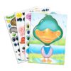 Make a Face Libros de calcomanías para niñas y niños_2
