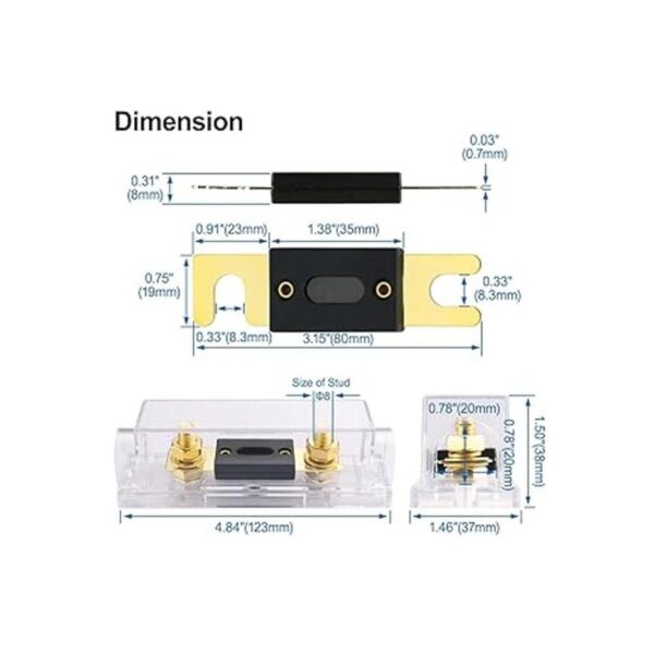 Baomain ANL400A Fusible ANL de protección eléctrica de_3
