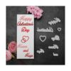 Hying Troqueles de corte de palabras de amor para el día
