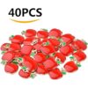 BronaGrand 40 dijes colgantes de manzana roja esmaltada de_2