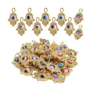 Hamsa Colgantes de mano 30 piezas de Fátima de mano de