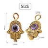 Hamsa Colgantes de mano 30 piezas de Fátima de mano de