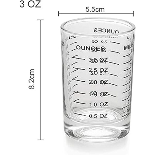 Vaso medidor de 3 onzas3.0 fl oz líquido pesado alto_5