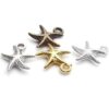 60pcs Antiguo Estrellas de Mar Encantos de Animales de Mar