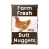 ANJOOY Cartel de lata de metal vintage Nuggets de_1
