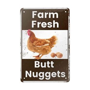 ANJOOY Cartel de lata de metal vintage Nuggets de_1