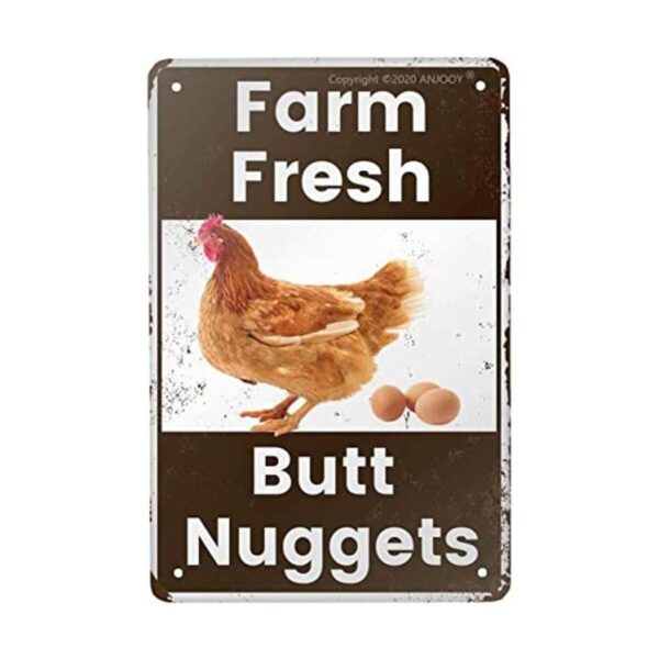 ANJOOY Cartel de lata de metal vintage Nuggets de_1