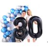 Globos de números gigantes de elfos de aluminio de tamaño_4