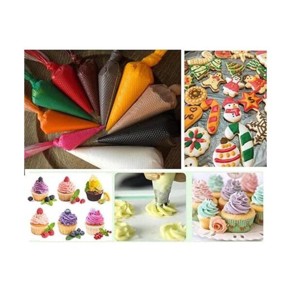 Juego de 100 bolsas de pastelería desechables para_4