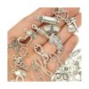 72pcs Plata Antiguo Mixto Enfermera Encantos Enfermera Cap_3