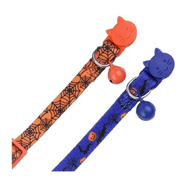 Halloween Cat Collar Set of 2 Kitten Collars