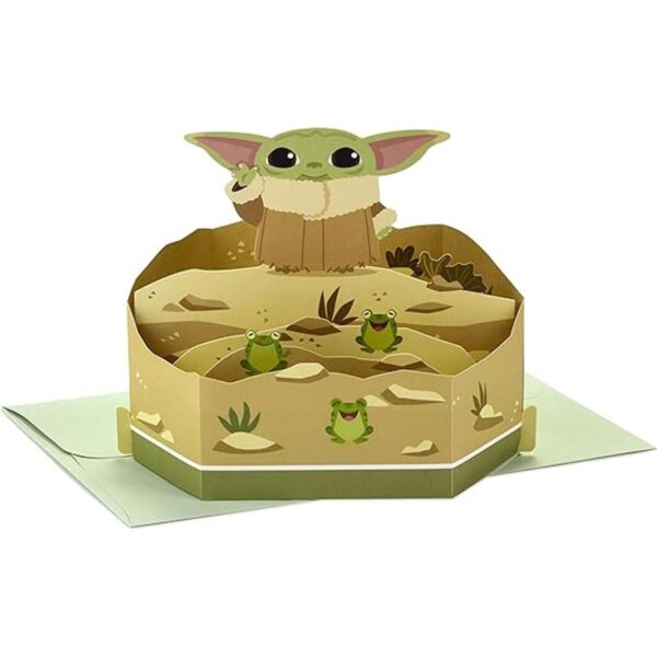 Star Wars Baby Yoda Tarjeta desplegable tarjeta de_1