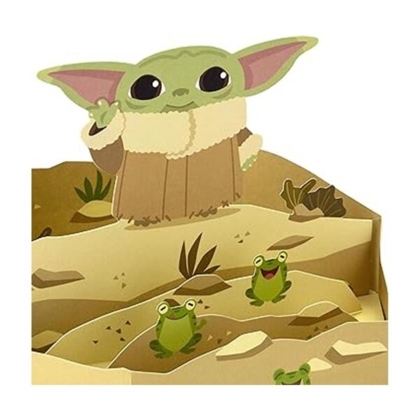 Star Wars Baby Yoda Tarjeta desplegable tarjeta de_3