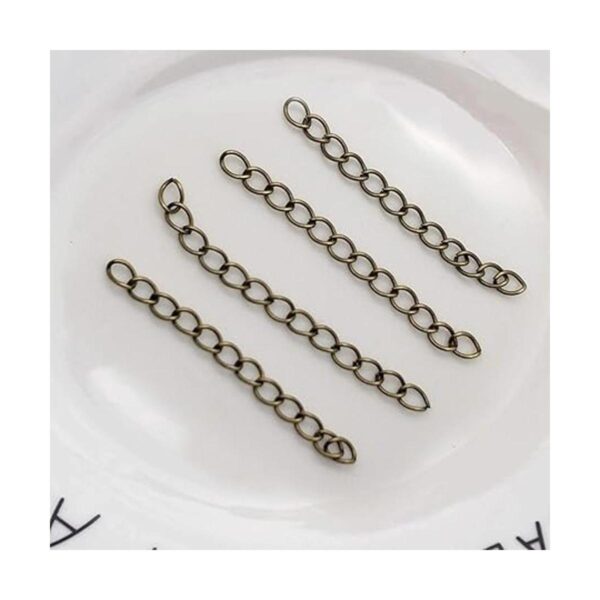 100 cadenas extensoras de bronce antiguo cadena de