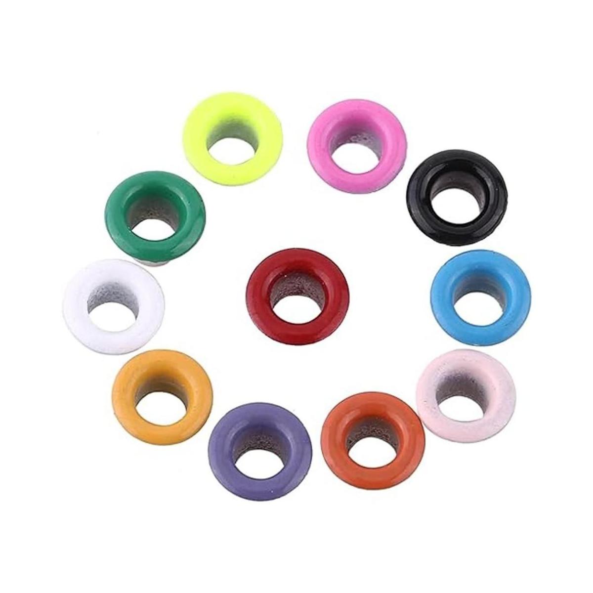 Kit de ojales de metal de 0.118 in con agujero de 500