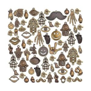 Colección de abalorios de piezas de cuerpo humano 3.53_1