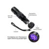 COSOOS Paquete de 2 linternas UV 12 LED de mano de luz_4