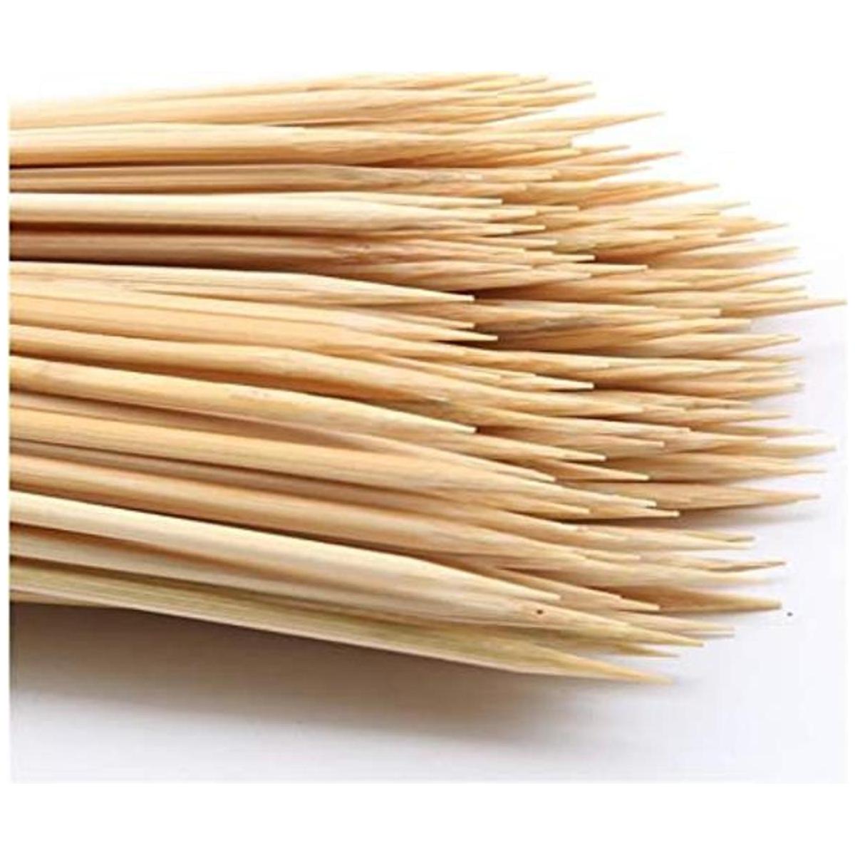 DTmasao 100 pinchos de bambú de 12.0 in para palitos de