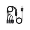Cable divisor micro USB cable de carga micro USB 4 en_1