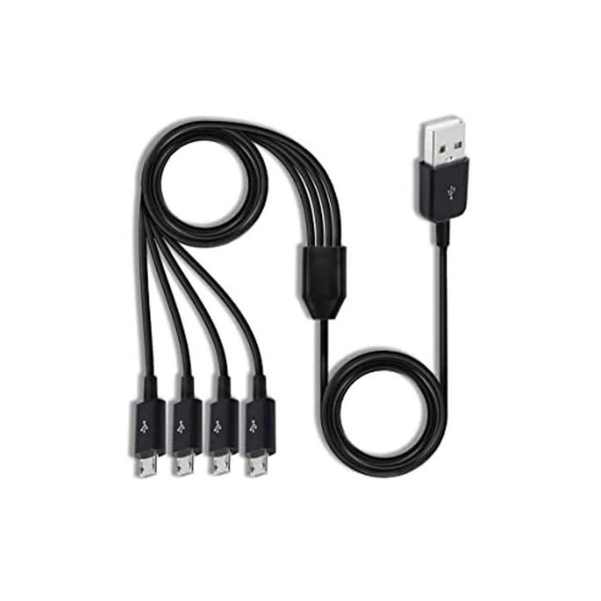 Cable divisor micro USB cable de carga micro USB 4 en