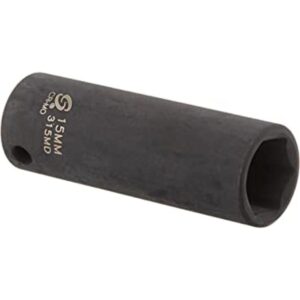 Sunex 315md Llave de vaso de impacto 38 0.591 in