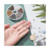 PH PandaHall 800 anillos divididos de hierro de 0.276 in