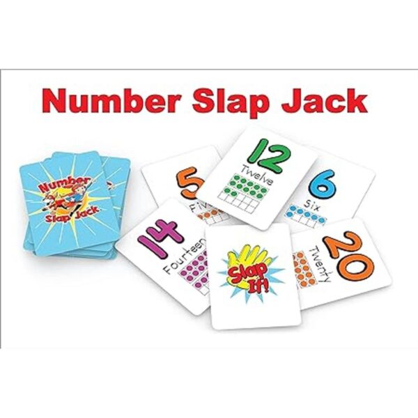 Number Slap Jack Juega 4 juegos de números incluyendo_3
