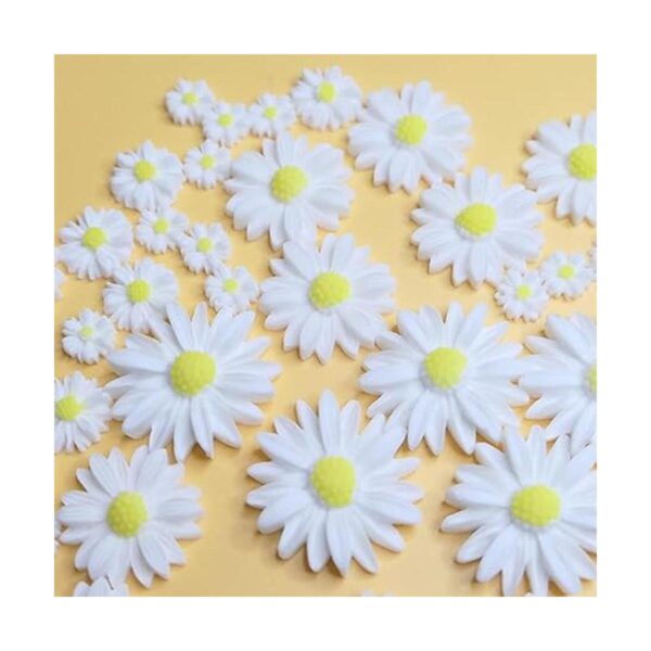 HADDIY Margaritas de resina para manualidades 50 piezas_3