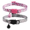 BoomBone 2 collares de calavera para gato collar de gato_1