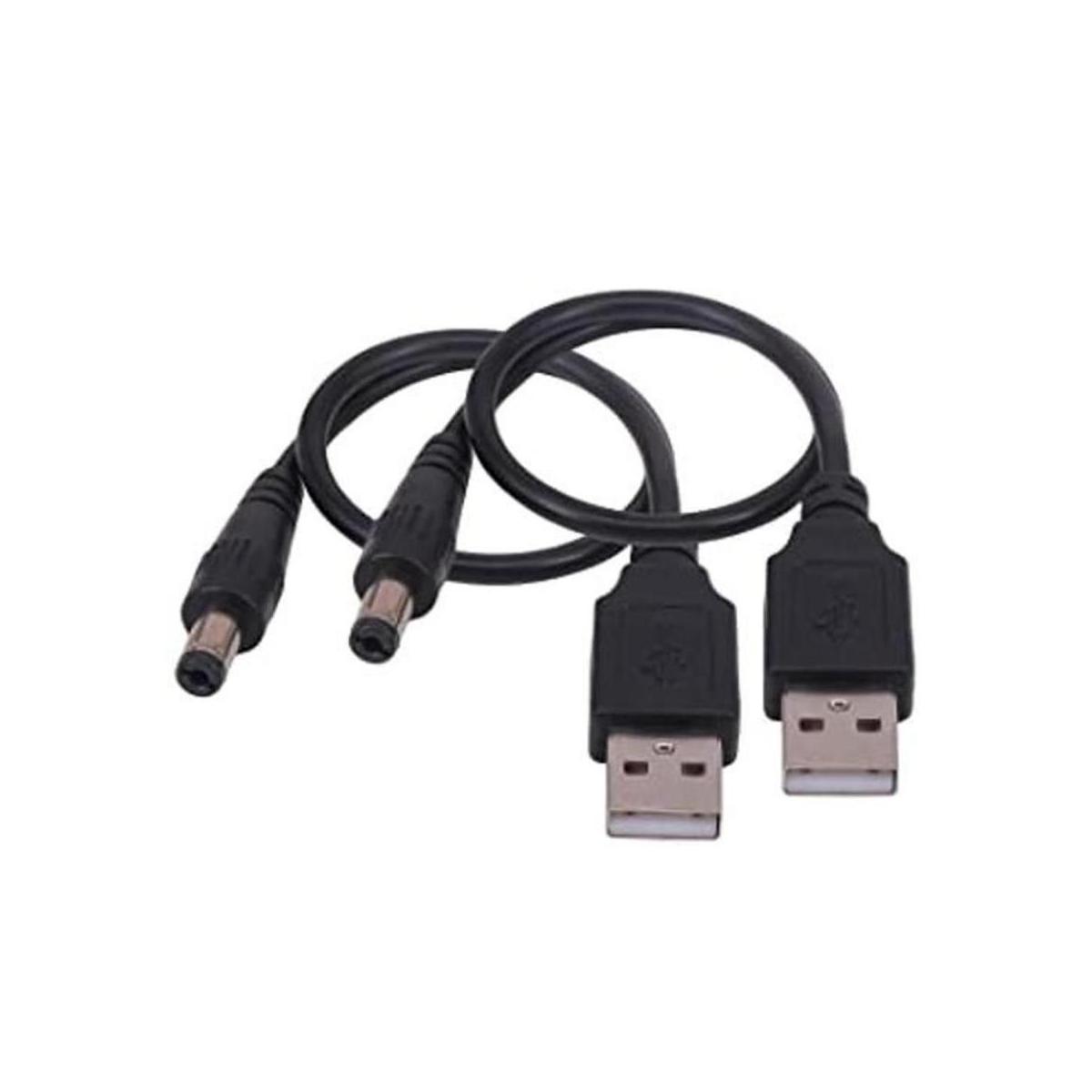 USB a CC paquete de 2 unidades USB 2.0 A tipo macho a CC