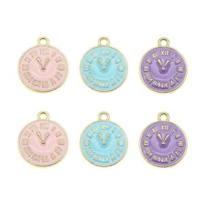 JJGrace Juego de 30 relojes esmaltados chapados en oro_1