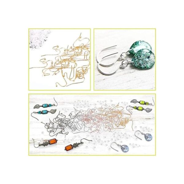 Audab Ganchos para aretes kit de fabricación de aretes_5