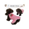 Dog Shirt Striped Skirt Pet Dress Clothes Puppy TShirts_2