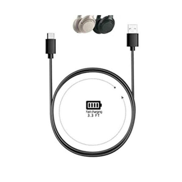 Cable de carga tipo C para Sony WH1000XM4 WH1000XM3_1