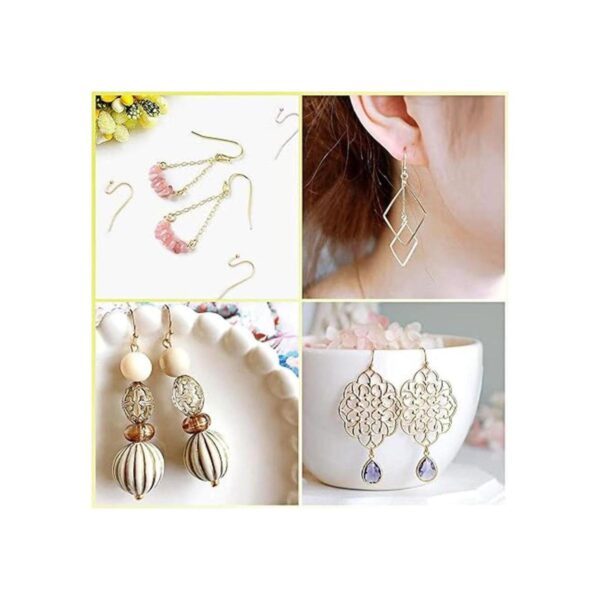 Audab Ganchos para aretes kit de fabricación de aretes_6