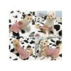 Dog Shirt Striped Skirt Pet Dress Clothes Puppy TShirts_5
