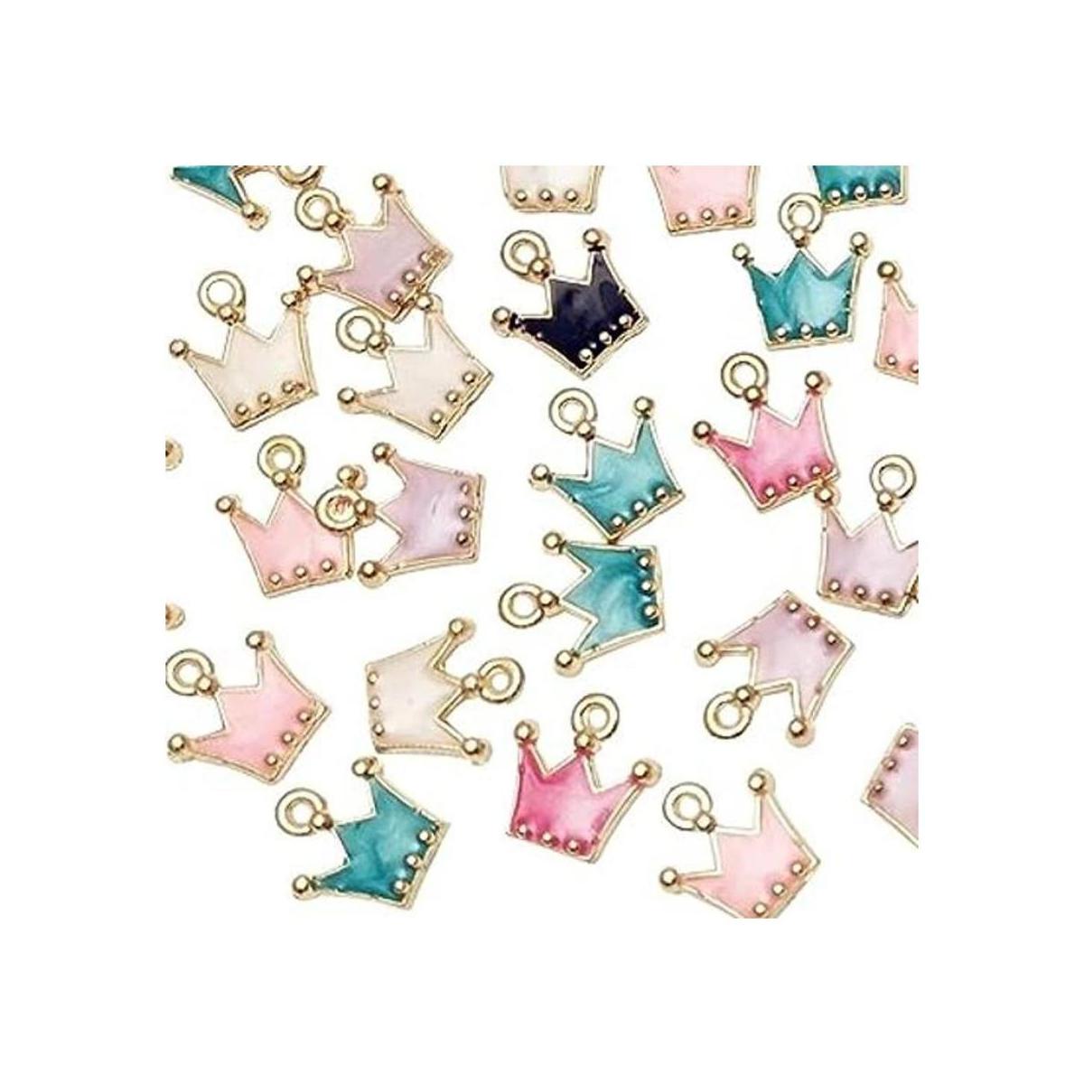 Dandan DIY 30 piezas mini multicolor aleación colorida