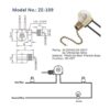 ZE109 Interruptor de luz de ventilador de techo 2_2