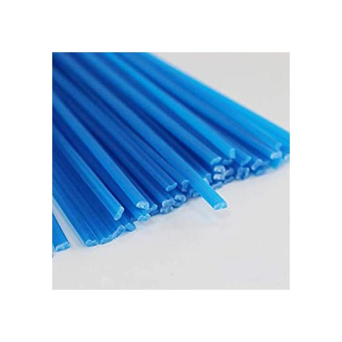 40 varillas de soldadura de plástico PP azul para