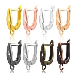 16 ganchos rectangulares de 8 colores para aretes