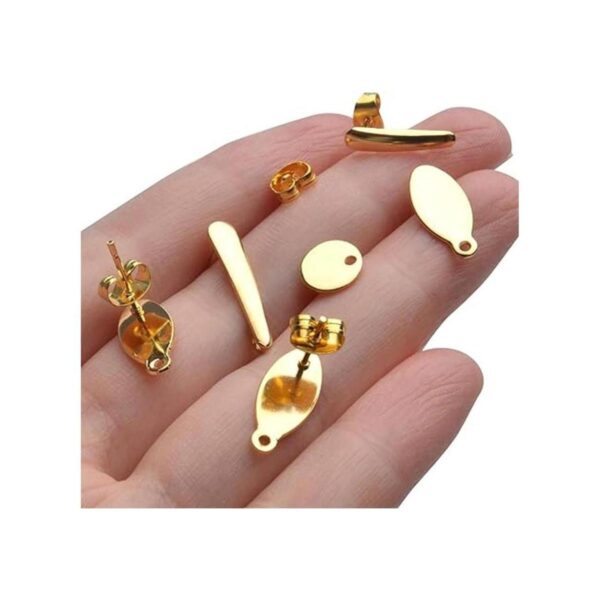 Aylifu Pendientes de 30 piezas de acero inoxidable